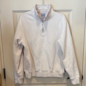 Tilly’s Cream 3/4 Zip Sweatshirt
